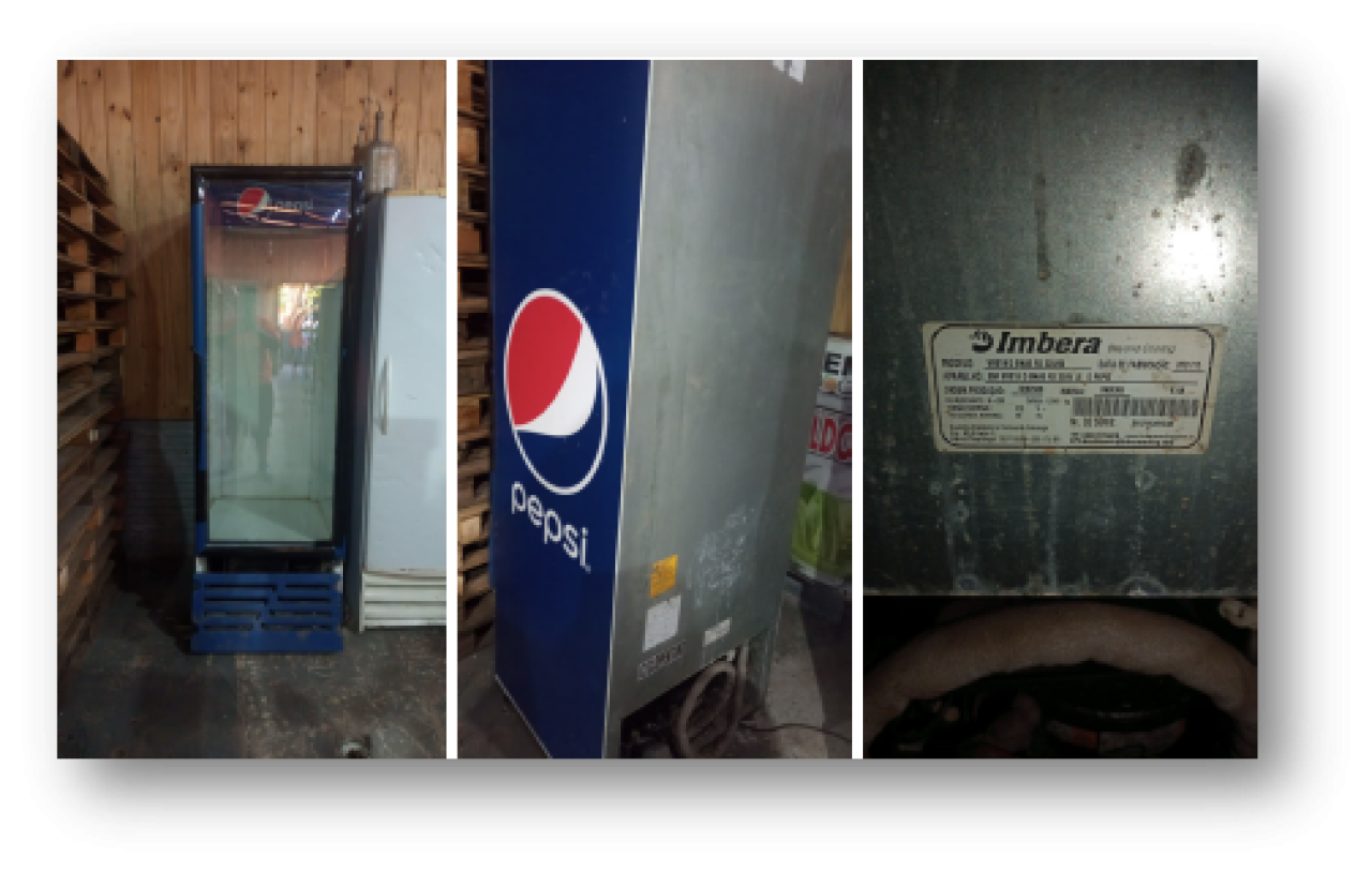 REFRIGERADOR/EXPOSITOR (PEPSI) PARA BEBIDAS, UMA PORTA, MARCA IMPERA, MODELO VRS19D BMAE R2 220/60Q