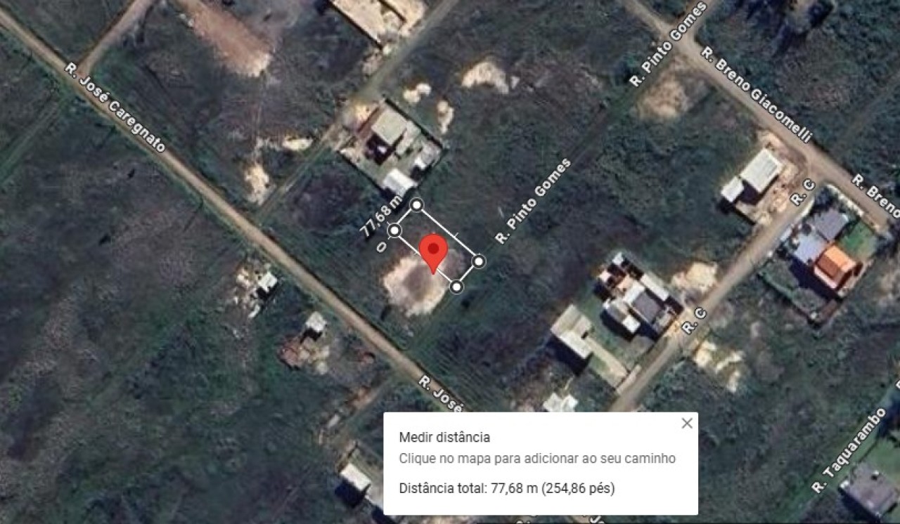 TERRENO DE 324m² EM BALNEÁRIO ARROIO DO SILVA EM ARARANGUÁ/SC