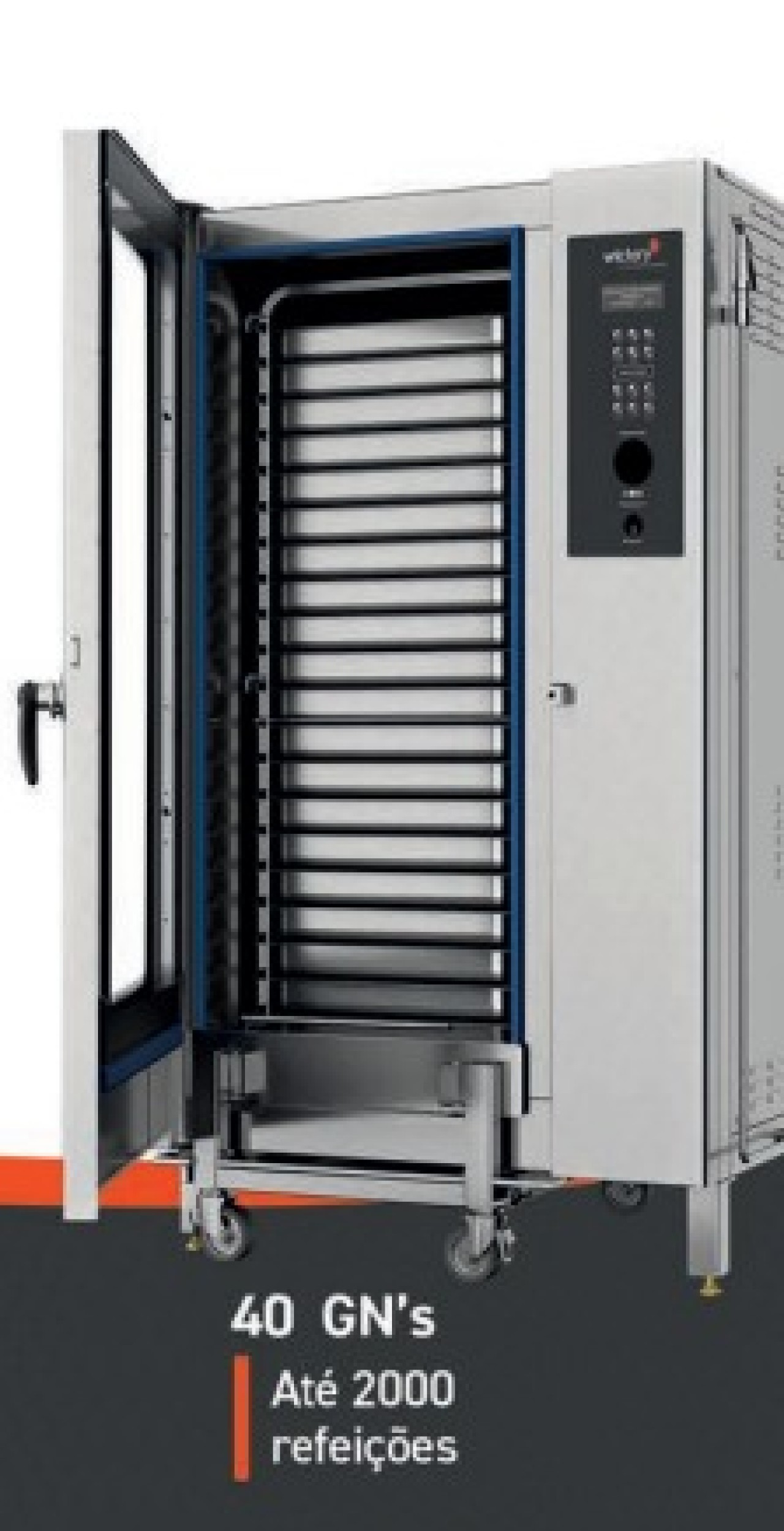Forno Combinado, WCPR-40G M220V Rack/GN S [LOTE 2]