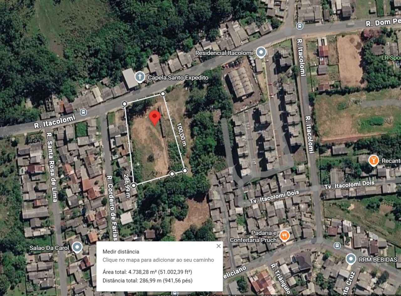 UM TERRENO URBANO, SEM BENFEITORIAS NO LOTEAMENTO VILA SANTA CRUZ EM GRAVATAÍ/RS