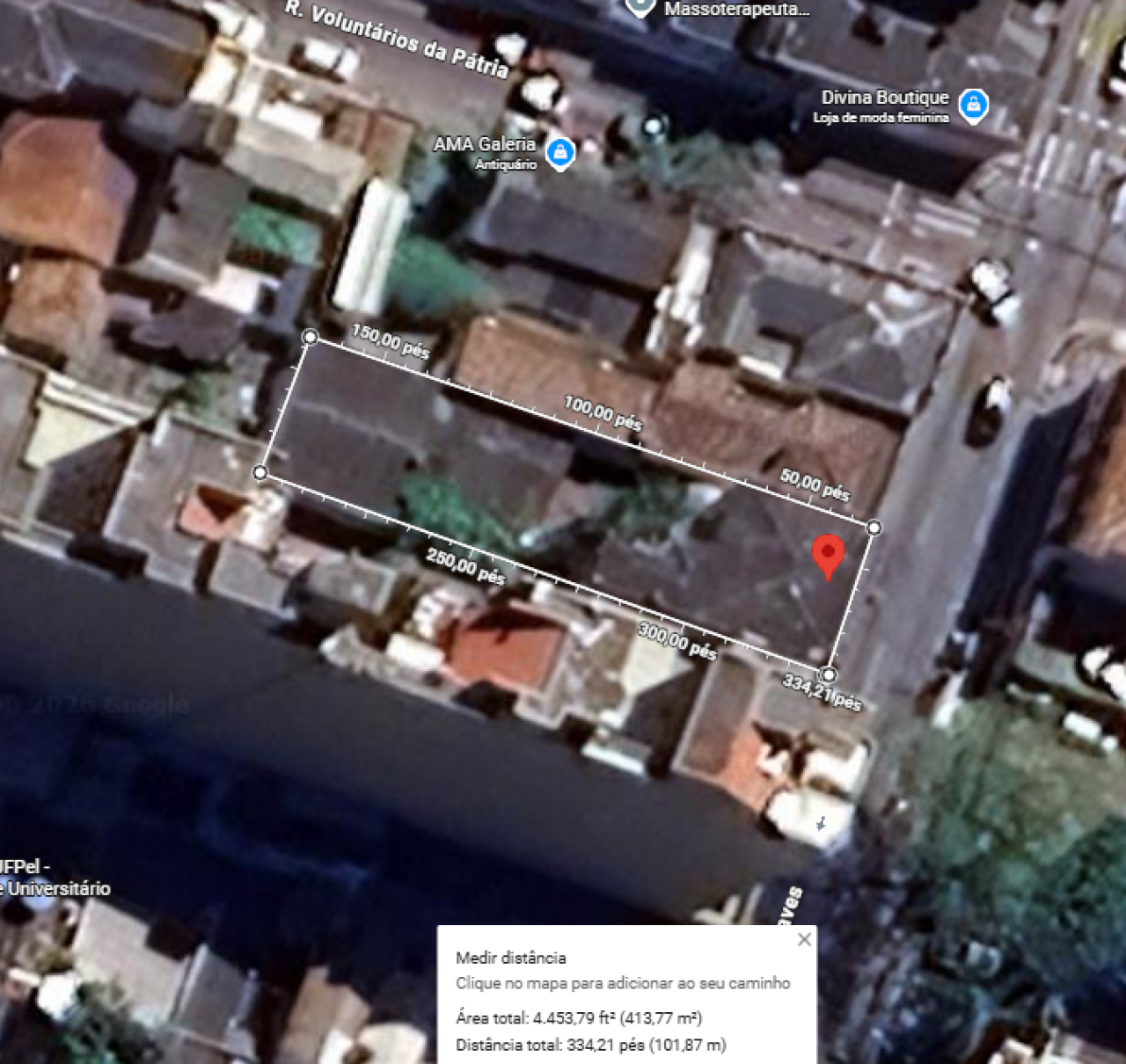 TERRENO DE APROXIMADAMENTE 400m², COM UM PRÉDIO DE 800m² APROXIMADAMENTE EM PELOTAS/RS