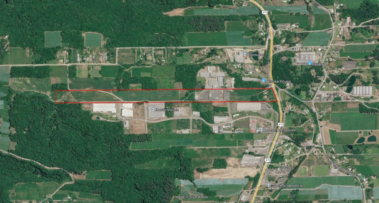 ÁREA DE 10.775,25m2 DENTRO DE UMA ÁREA MAIOR DE 113.416,69m2 EM BENTO GONÇALVES/RS