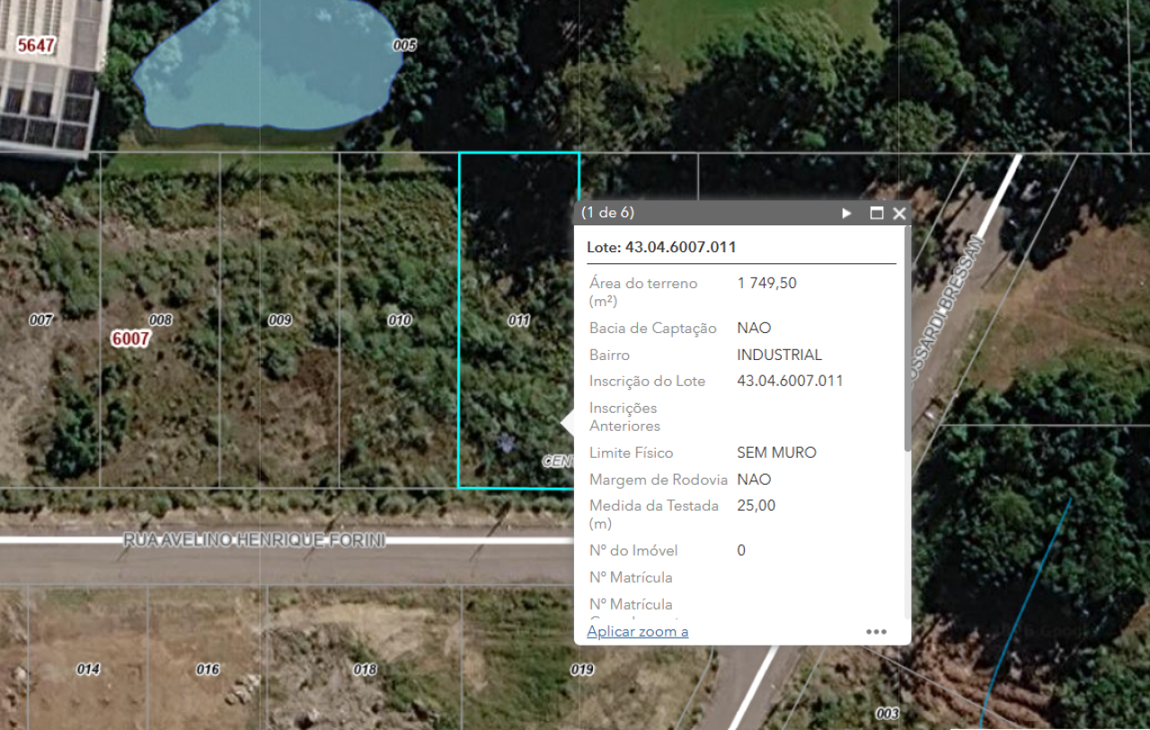 TERRENO URBANO EM CAXIAS DO SUL/RS - COM ÁREA DE 1749,50m²