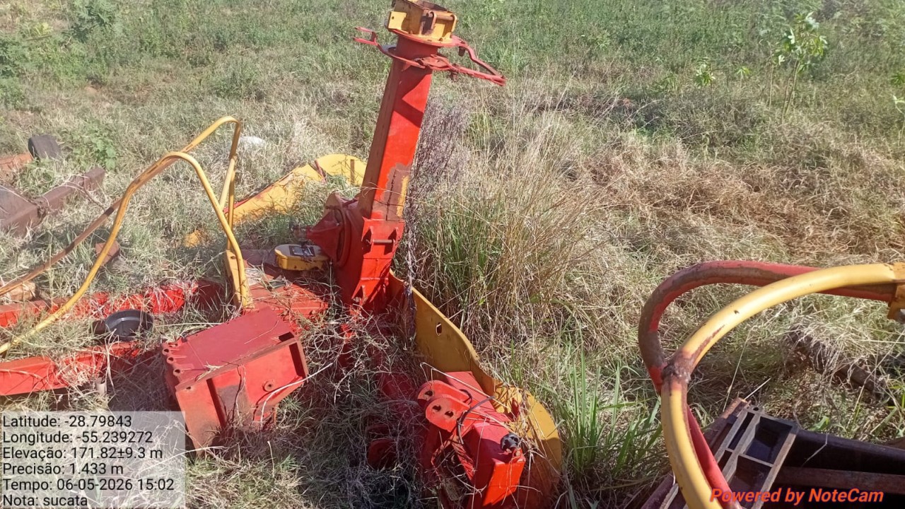 SUCATA DE IMPLEMENTOS AGRÍCOLAS EM ITACURUBI/RS – VENDA POR KG