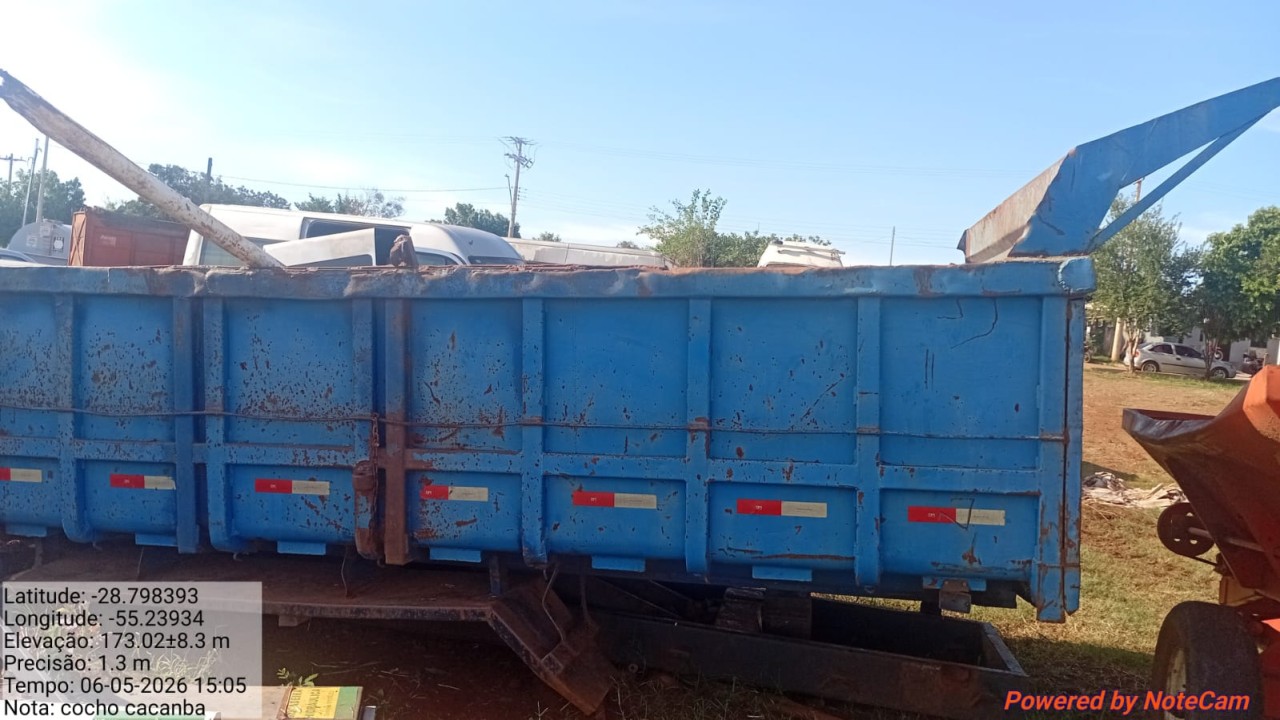 CAÇAMBA BASCULANTE TRUCK EM ITACURUBI/RS